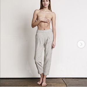 Ace & Jig Westside Pants in Natural Minidot Med.